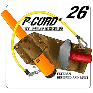 Vets Dig Beeps P-Cord Lanyard 26" metal  detecting