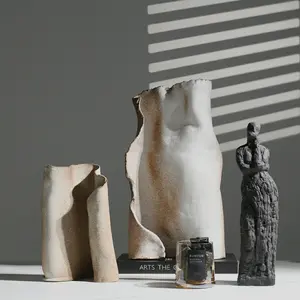 Geometric Elegance Ceramic Sculpture for Modern Luxury Interiors