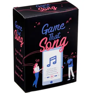 Game That Song - Music Party Card Game | Compete To Play The Best Song | Game Night Game For Adults, Family, and Anyone Who Loves Music Nostalgia from 70's, 80's, 90's or 2000's - you pick the songs!