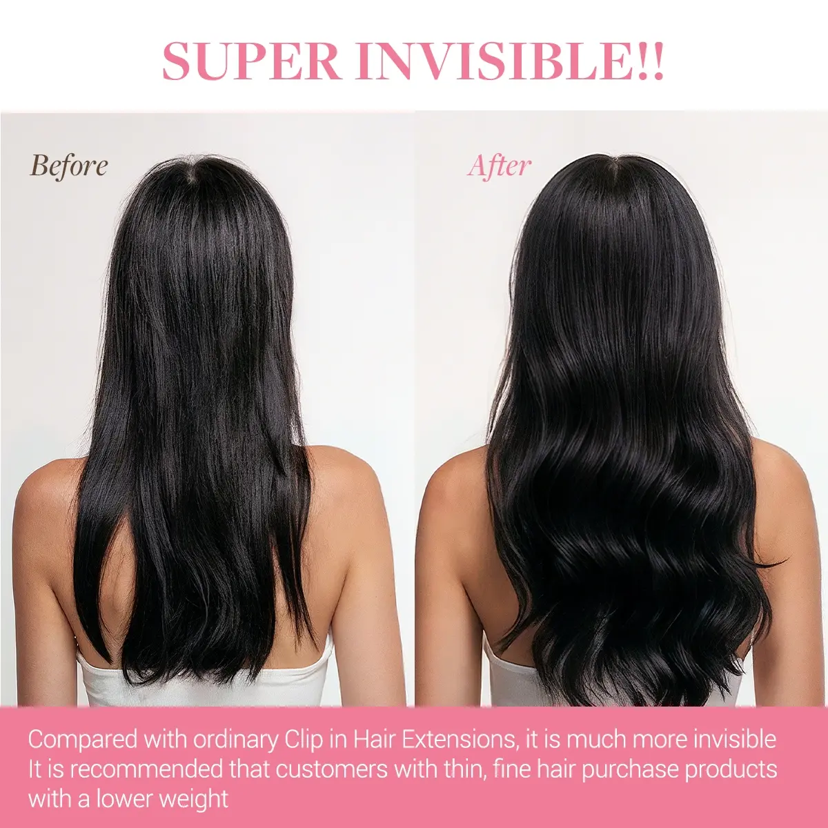 GOOGOO Invisi Edge Injected Seamless Clip in Human Hair Extensions Invisible Natural Straight#Greenish#TikTokShopSpringGlowUp GOOGOO Invisi Edge Injected Seamless Clip in Human Hair Extensions Invisible Natural Straight#Greenish#TikTokShopSpringGlowUp