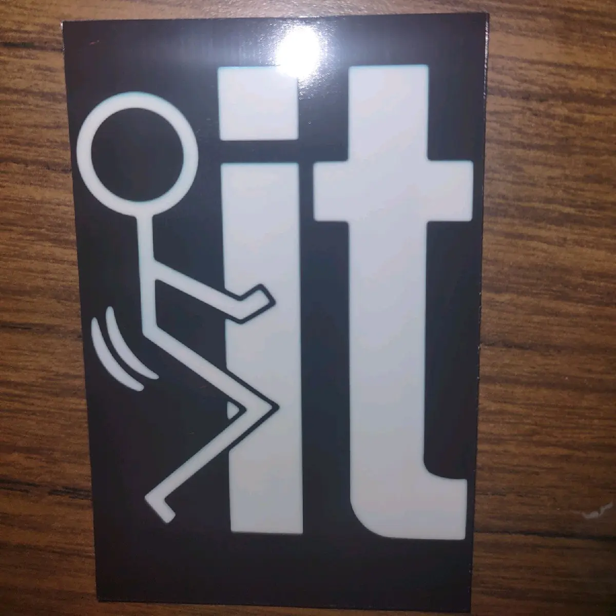 f it Sticker!