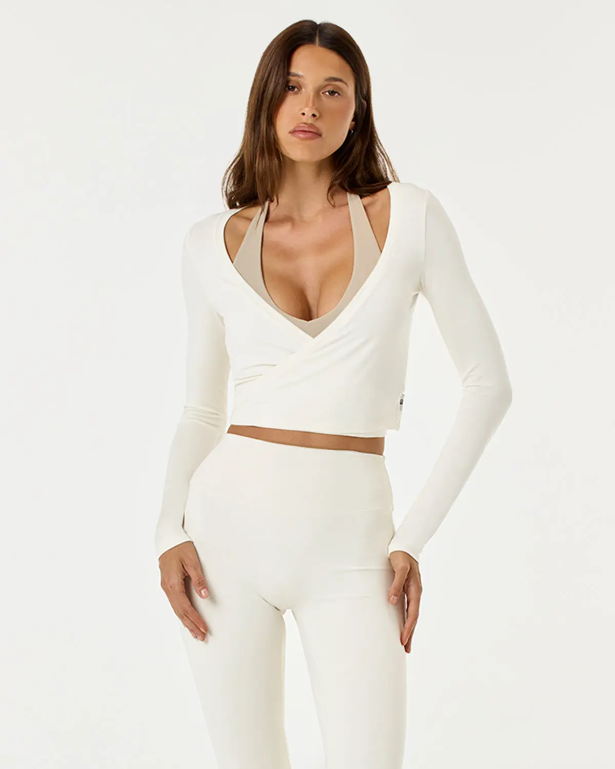 Ballet Wrap Top | Vanilla