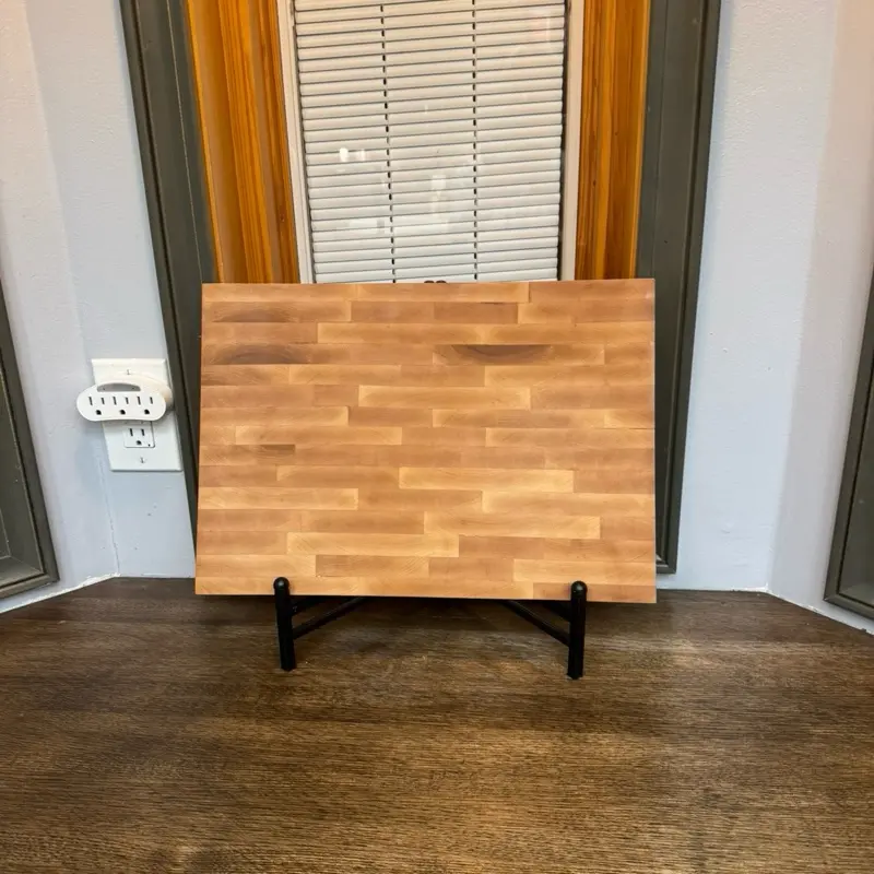 16x11 Maple End Grain Cutting Board Butcher Block Style for Chopping Kitchen Use