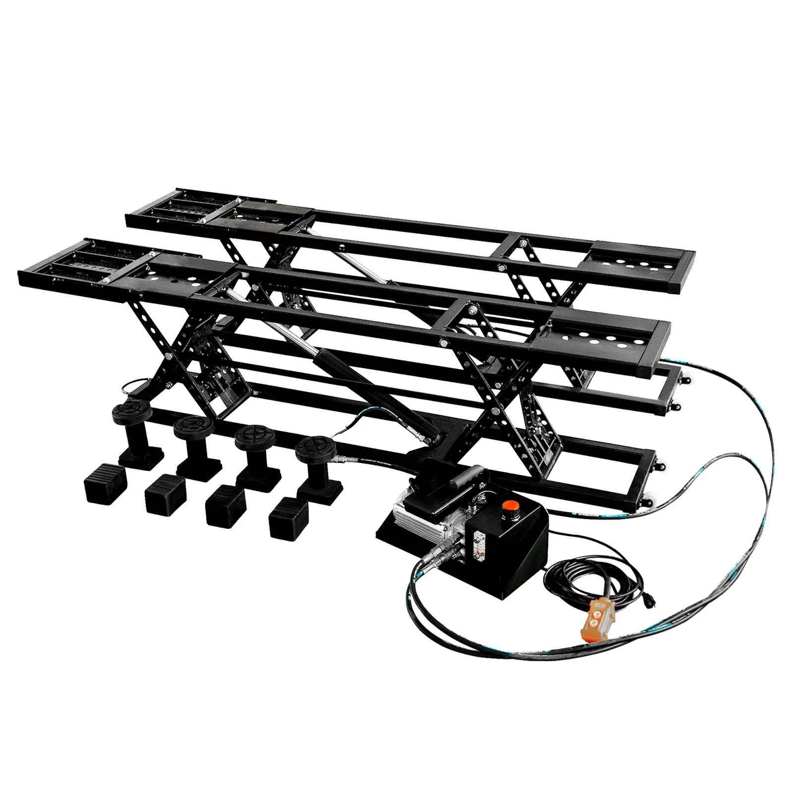 Albott Portable Car Lift, Capable of Lifting 7000 LBS Quick Jack with a Maximum Height of 28", Car Lifts for Home Garage and Shop