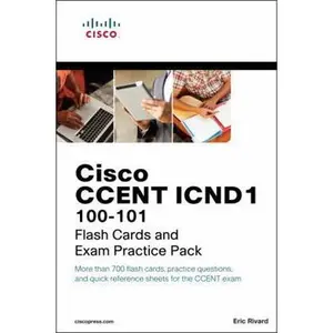 USED-Cisco CCENT ICND1 100-101 Flash Cards and Exam Practice Pack by Eric Rivard (Paperback)