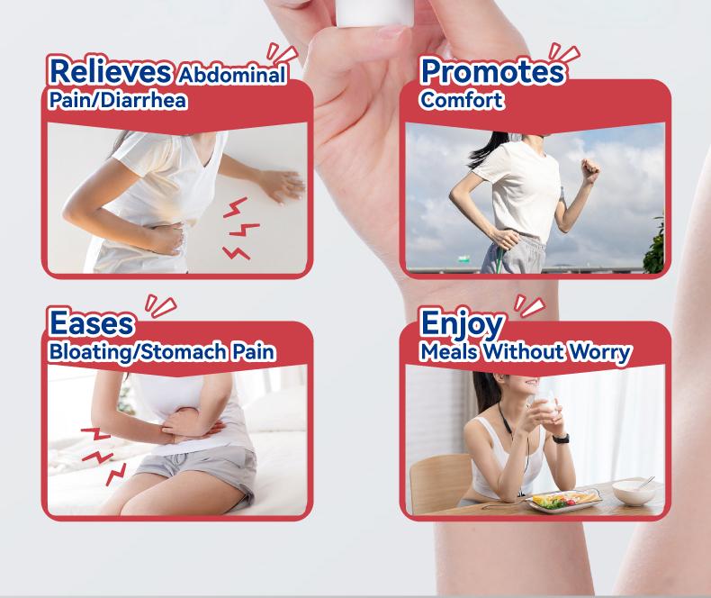 Tummiva Comfort Massage Cream for Digestive Wellness - Plant-Based 30g Natural Herbal Relief for Stomach Pain Bloating Diarrhea & Bowel Noises