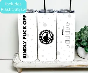 Fvck Off Coffee 20oz Tumbler Multiple Colors