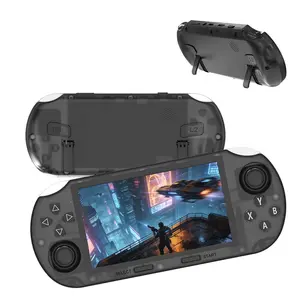 Portable Retro Gaming Console, Mini Open Source Vintage Game Machine, 4.5 Inch IPS HD Screen, 3000mah Battery, Dual Core Cpu, Supports TV Connection