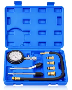 Professional Petrol Engine Compression Tester Kit Set for Automotives and Motorcycles