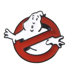 BUY 1 GET 1 FREE: Ghostbusters Logo Enamel Pin - Fashion Accessories - Clothes Accessories - Collar Clips & Brooches