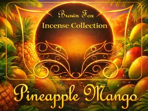 Scented Pineapple Aroma Incense Sticks, 19-in Home Fragrance Scent Freshener for Room