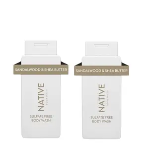 Native Sandalwood & Sheabutter Body Wash - Pack of 2 (18 fl oz each) Body Care Cleansing