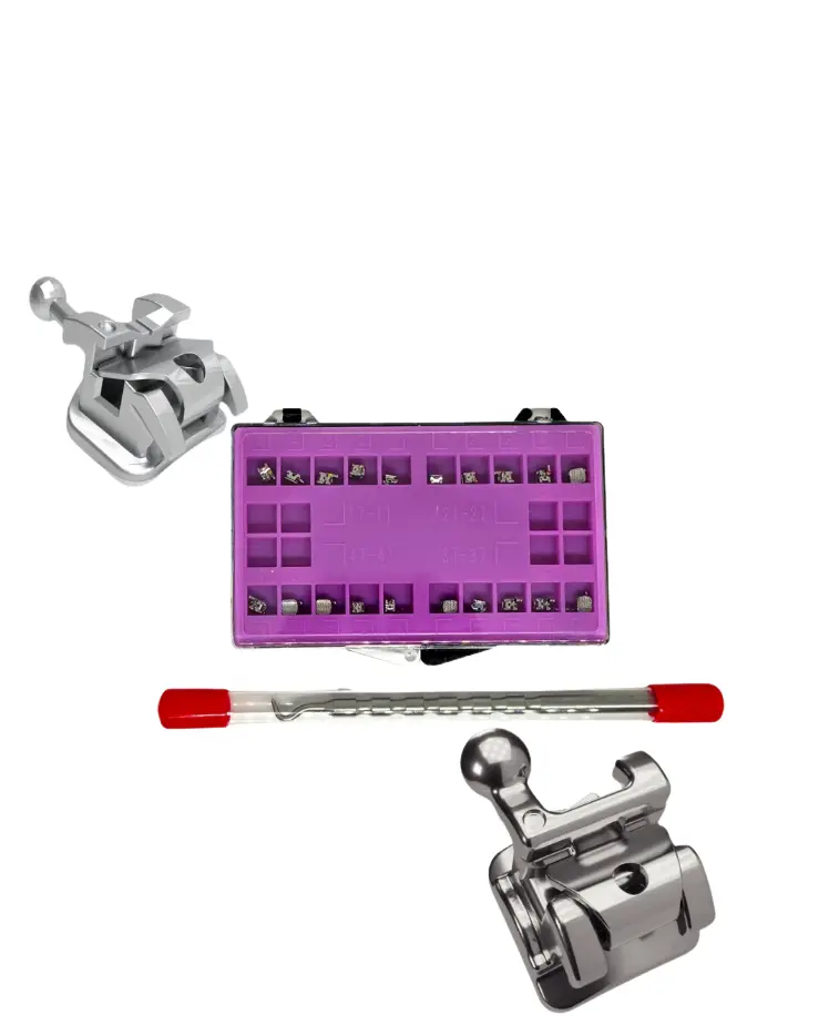 Active Metal Self-Ligating MTB .022" Brackets, 345 with hooks BA-32-24