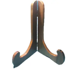 Large Hinged Cutting Board Holder - Wooden Stand with Secure Hinges for Easy Storage and Organization