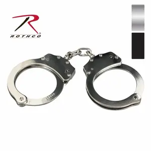 Rothco Heavy-Duty Chain Restraint HandCuffs - Collector’s Edition Wrist Handcuffs, High-Quality Plain Design, Ideal for Display, Cosplay, Unique Gift; "Not for Official Use"