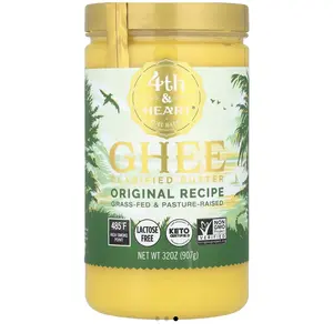 4th & Heart Ghee Clarified Butter, Original Recipe, 32 oz (907 g)