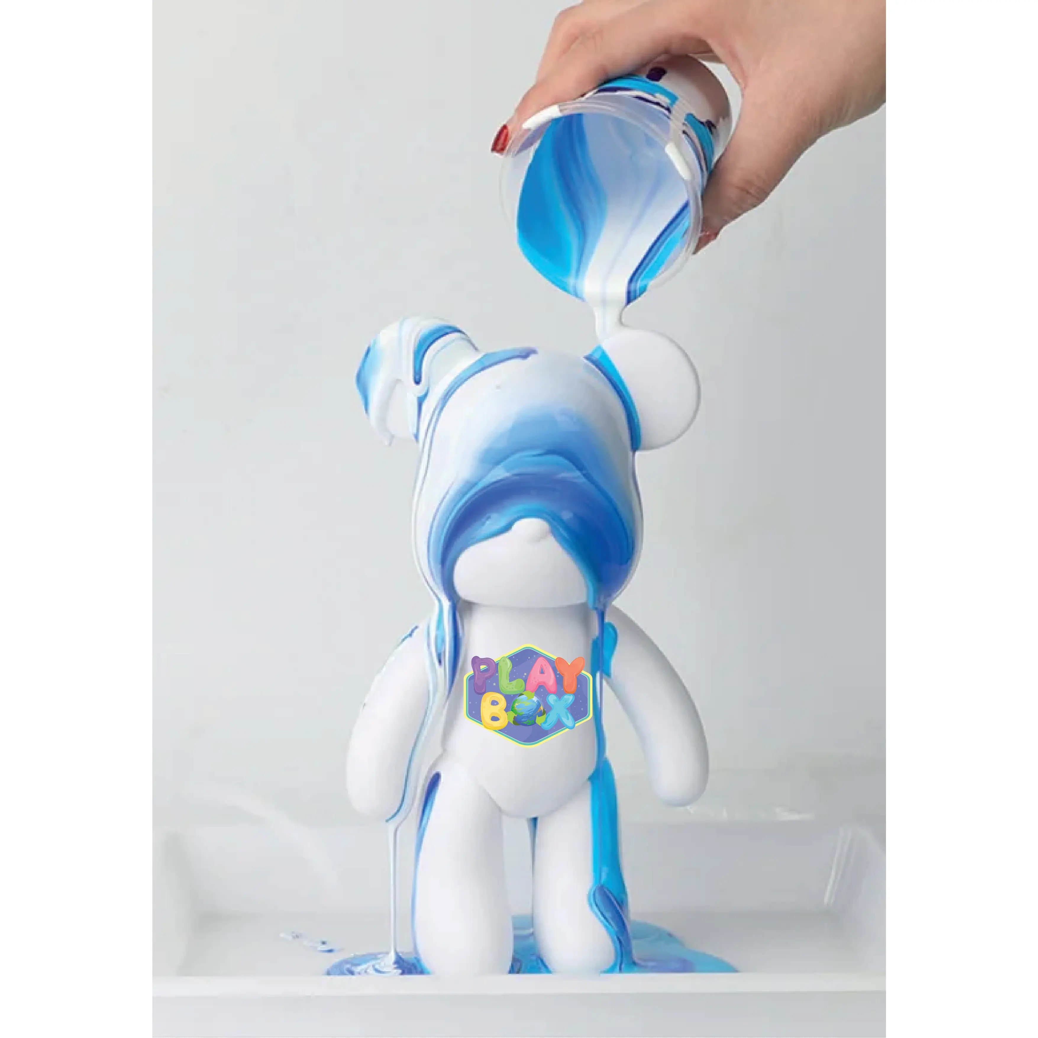 Fluid Paint Masterpiece Bears