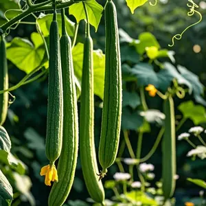 50 Loofah Seeds for Planting, Non-GMO Luffa Sponge Gourd Seeds, Easy Grow Vegetable Seeds, Suitable for Outdoor Garden, Seeds Only Not Live Plants
