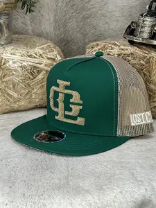 Lost Calf Hat Lc Logo Evergreen Flat