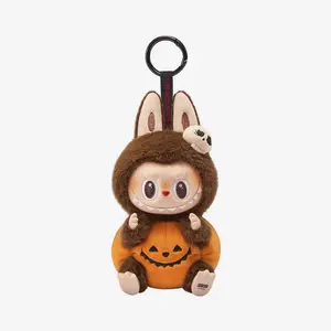 Pop Mart Labubu Pumpkin Vinyl Plush Pendant Happy Halloween Party Series Authentic Collectible Cute Gift Trending Rare Limited Collection Brand New Unopened