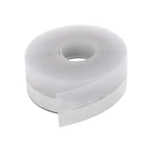16.4Ft Door Weather Stripping,(1.38in Width) Weather Stripping Door Draft Stopper Adhesive Seal Strip Anti Draft Insulation Tape for Doors Windows and Shower Doors