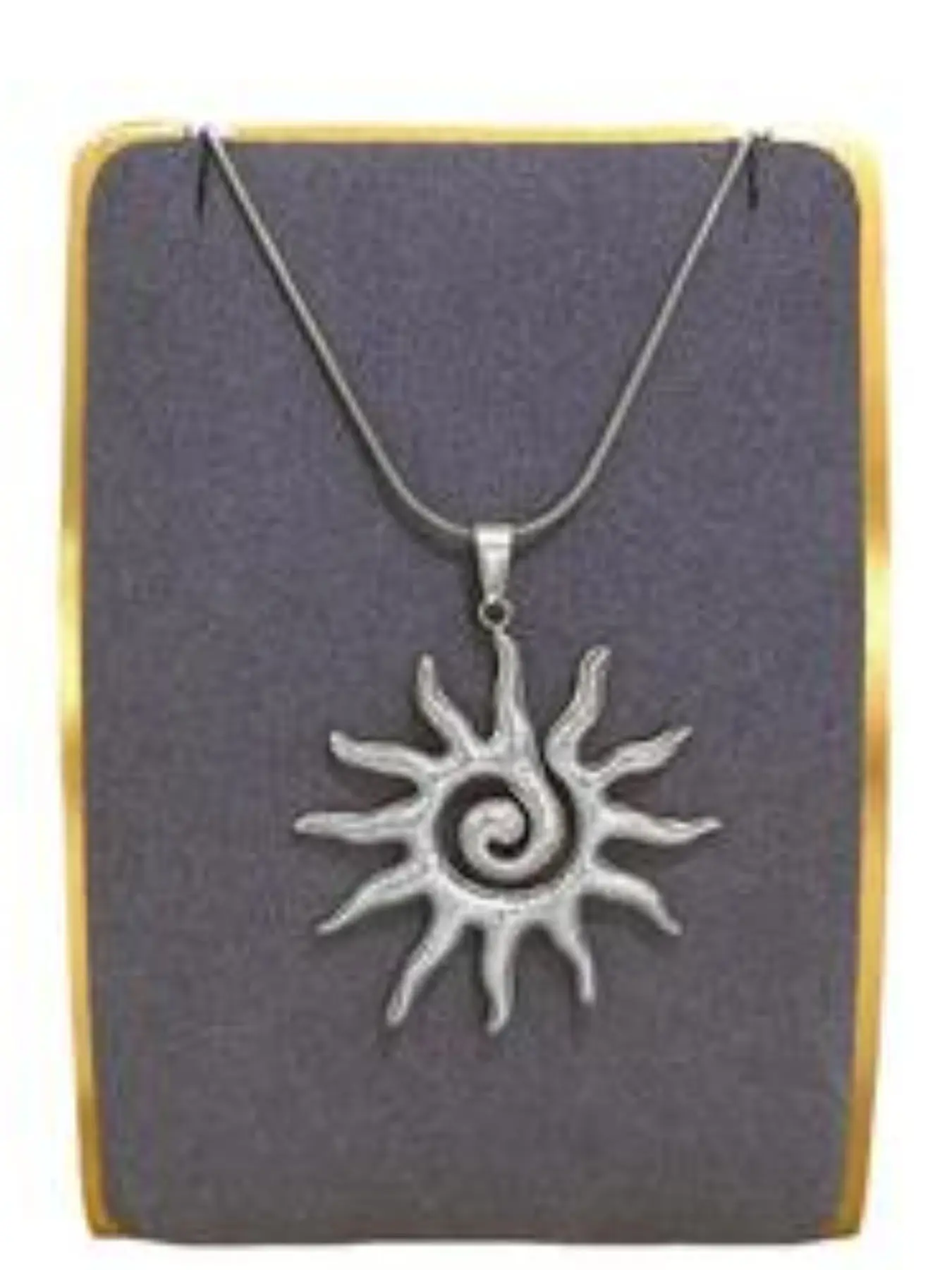 Unique Vintage Silver Color Sun Totem Chain Necklace Hekate Pendant, Unlock Your Mysterious Retro Vibe, Elevate Your Style with High-End Feel