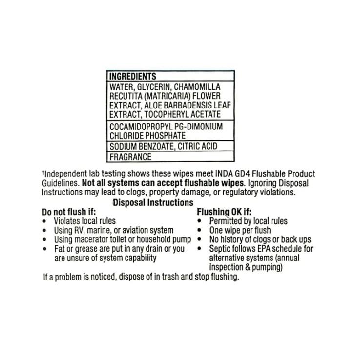 Equate Flushable Wet Wipes, Fresh Scent, 240 Wipes (5 Pack), Compare to Cottonelle