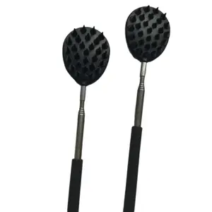 Telescoping Back Scratcher & Massage Hammer, Extendable Stainless Steel Itch Relief Tool with Spiky Ball Head, Adjustable Length for Adults & Kids