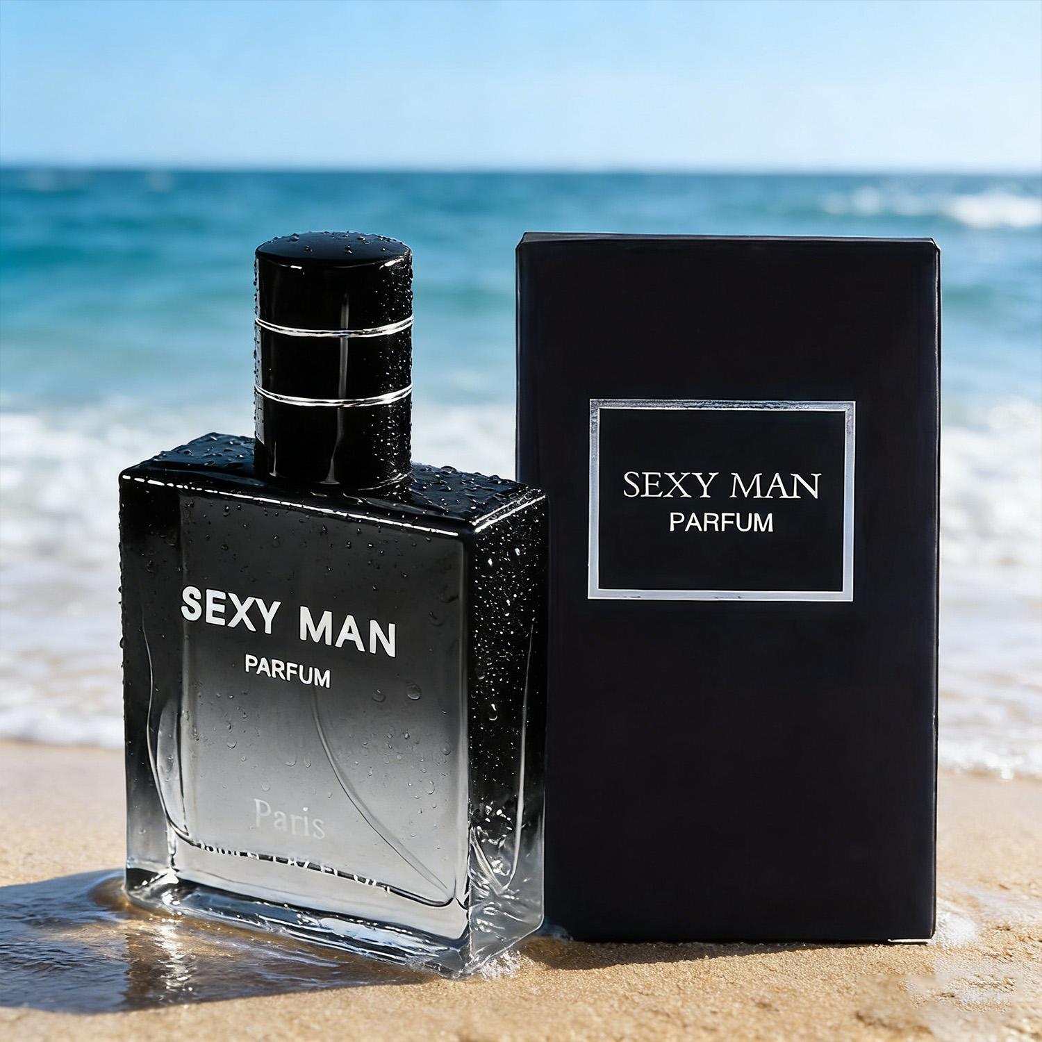 Men’s Ocean Fragrance, Luxury Perfume, 55 ml, Ocean Notes, Woody Aromatic Notes, Amber and Ebony, Signature Scent, EDP Spray, The Perfect Gift for Him