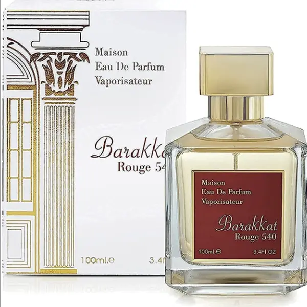 Barakkat Rouge 540 by Fragrance World 3.3oz EDP Spray for unisex Barakkat Rouge 540 by Fragrance World 3.3oz EDP Spray for unisex