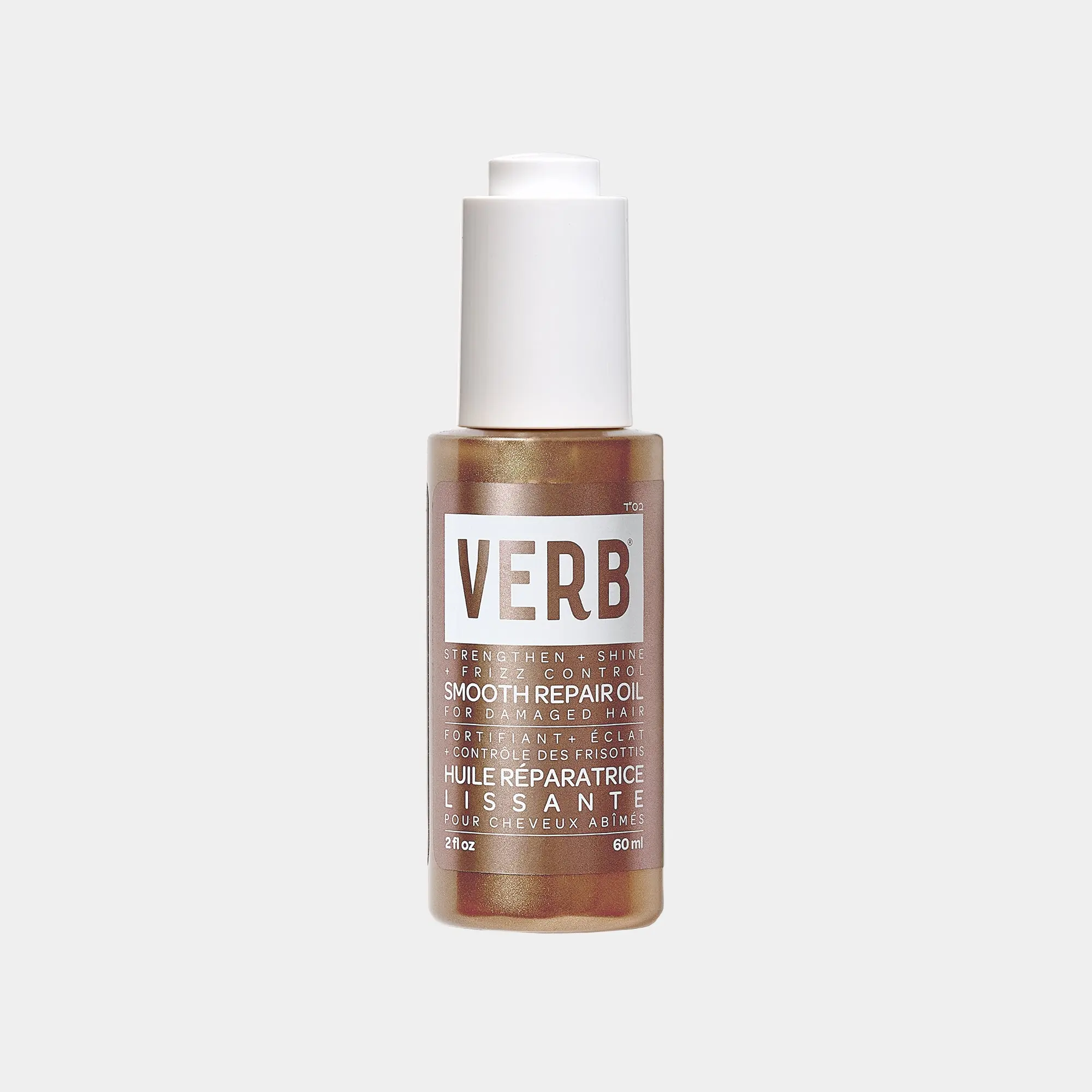Smooth Repair Hair Oil - Lightweight Frizz Control Serum for Damaged, Dry & Color Treated Hair - Anti Frizz Smoothing Oil for Shine, Split Ends & Heat Protection - Non Greasy Leave In Hair Treatment