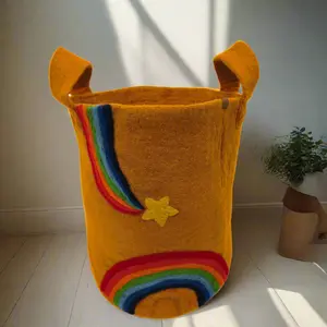 Eco-Friendly Handmade Felt Basket