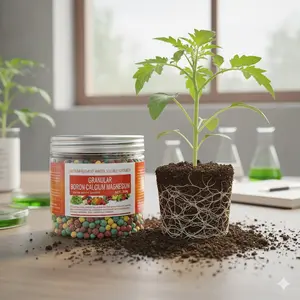 Universal Boron Calcium Magnesium Fertilizer 200g - Builds Stronger Roots & Stems, Reduces Disease Risk for Fruits Vegetables Flowers