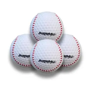 Borgoball 4 Pack - Foam Baseball with Crazy Movement Indoor Fun curve  balls(Rain Shoes & Covers)