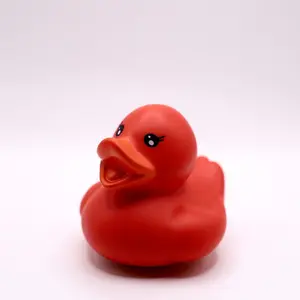 Red Eyelashes Rubber Duck - Dashboard Ornament
