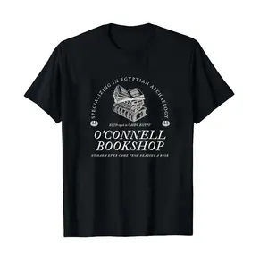 VintageTee Gildan O'Connell Bookshop T-shirt, The Mummy 1999 T-shirt, The Mummy Book T-shirt Gifts For Him, Her, Film fan on Birthday Christmas
