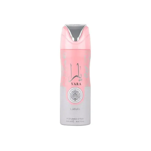Lattafa Yara Perfumed Deodorant Spray for Unisex, 6.67 Ounce - Long-lasting Fragrance Body Care Scent Lattafa Yara Perfumed Deodorant Spray for Unisex, 6.67 Ounce - Long-lasting Fragrance Body Care Scent