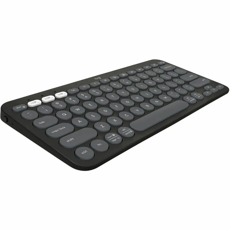Logitech Pebble Keys 2 K380S Bluetooth Keyboard, Tonal Graphite 920-011775