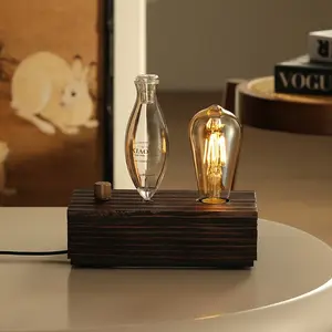 Retro Luxe Cold Air Aroma Lamp– Solid Wood Edition