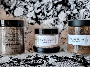 The Exfoliator Coffee Sugar Scrub 4 oz. for Smooth & Radiant Skin Body Care Blend Skin Repair Skin Care