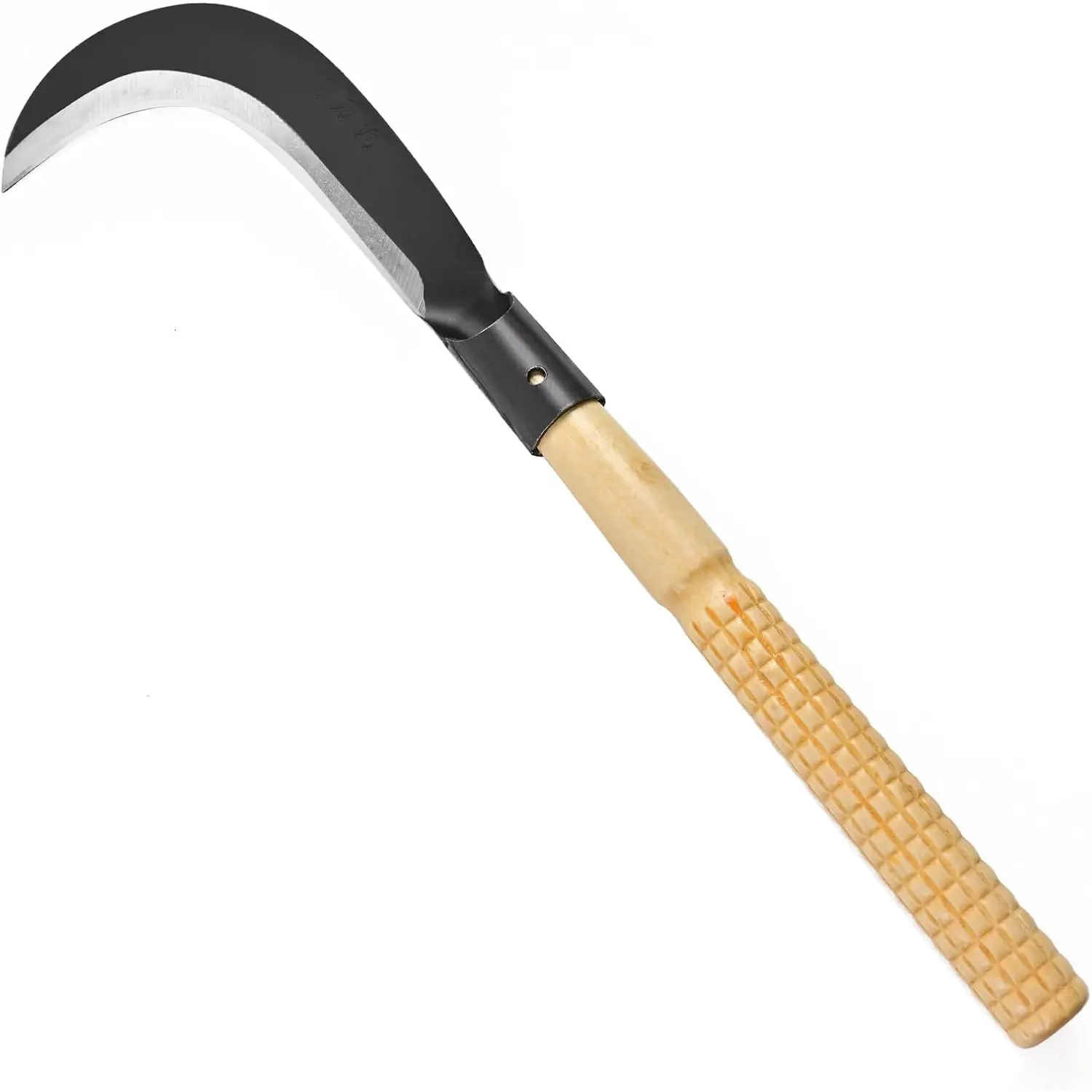 Sickle Machete Knife,Clearing Sickle,Manganese Steel Blade Hand held Sickle Tool - Multipurpose Gardening Weeding Grass Sickle and Farming Portable Safety Sickle