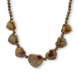 Mine Finds by Jay King 18" Congolese Flower Calcite Beaded Station Necklace