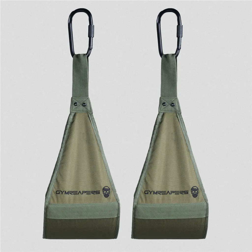 Durable Gymreapers Ab Straps for Men and Women - Ranger Green