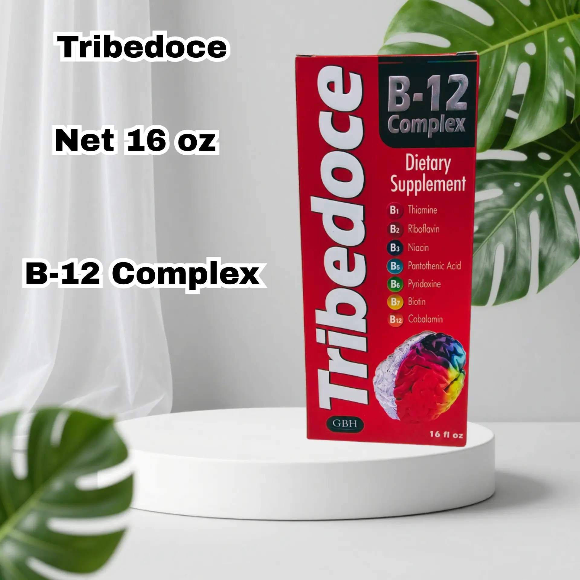 Tribedoce B-12 Complex Dietary Supplement 16oz