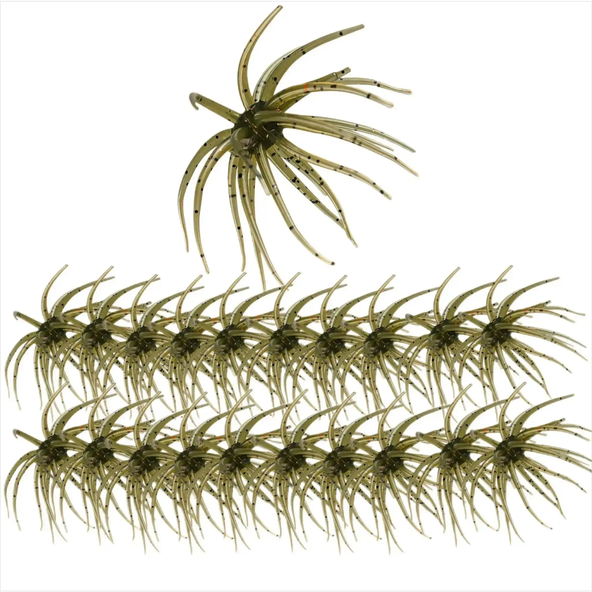 10 Pack Realistic Sea Urchin Fishing Lures, Soft Floating Artificial Baits With Lifelike Texture, Tough Soft Plastic Fishing Tackle For Catching Bass & Trout