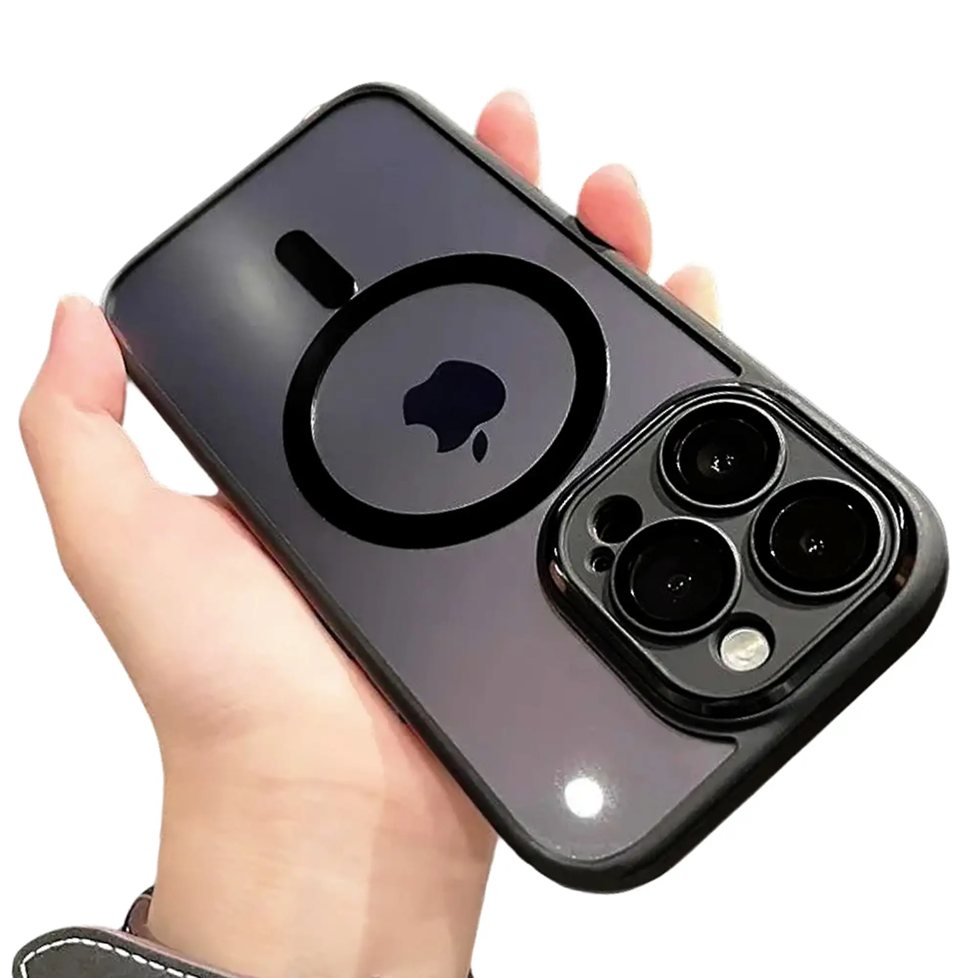 Camera Lens Protector Protection Phone Cases, Soft Rubber Side, Handy Grip, For iPhone 17 Pro Max Case,16,15,14,13,12 Shockproof Magsafe Casing Cover