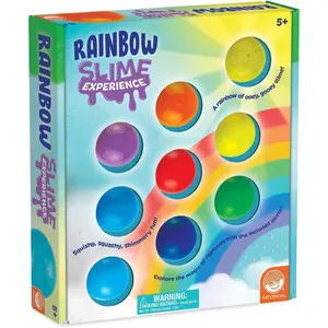 Slime Experience – Rainbow Slime! – 9 Amazing Colors of Slime for Boys & Girls – Includes Rainbow Poster Filled with Fun Science Facts – Non-Toxic