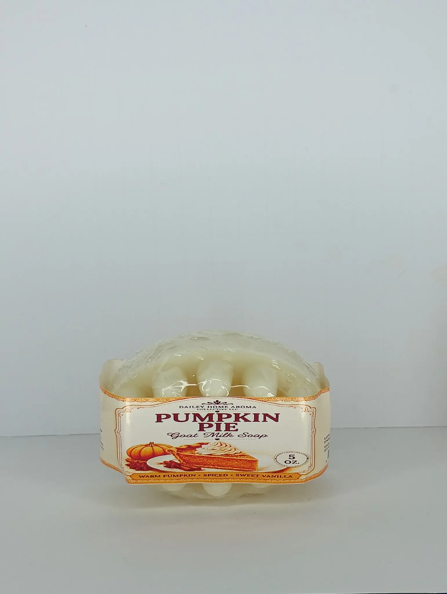 Pumpkin Pie Artisan Goat Milk Soap  5 oz  Dessert-Inspired Handmade Soap