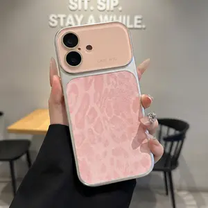 Premium Fashion Leopard Print Phone Case with Large Camera Window — Compatible with iPhone 17 Pro Max, 16 Pro, 15, 14 Pro, and 17 AIR — Full-Coverage, Drop-Resistant Protection