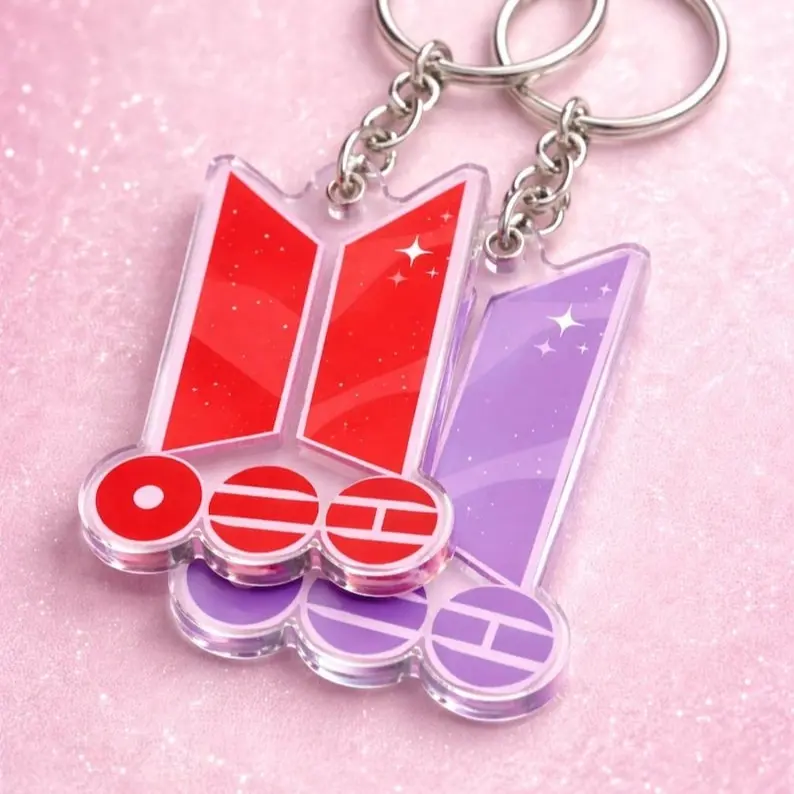 Music Acrylic Keychain, Arirang Keychain, 2026 world Tour Gift for Music Acrylic Keychain, Arirang Keychain, 2026 world Tour Gift for
